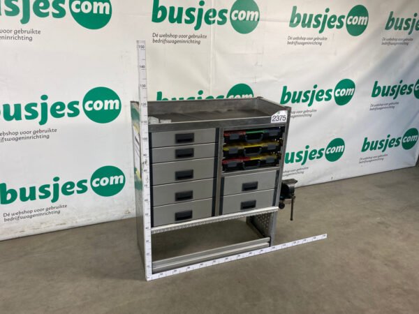 Aluca aluminium bedrijfswageninrichting gebruikt (nr 2375) - Afbeelding 3