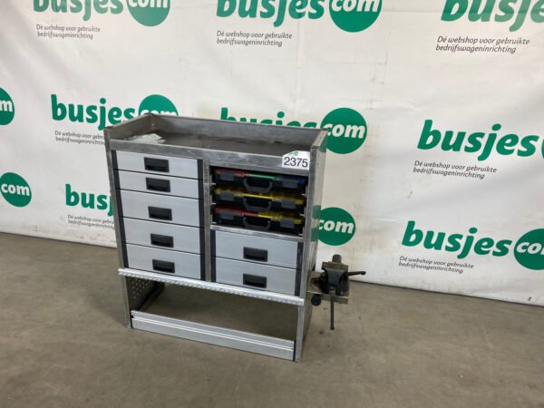 Aluca aluminium bedrijfswageninrichting gebruikt (nr 2375) - Afbeelding 5