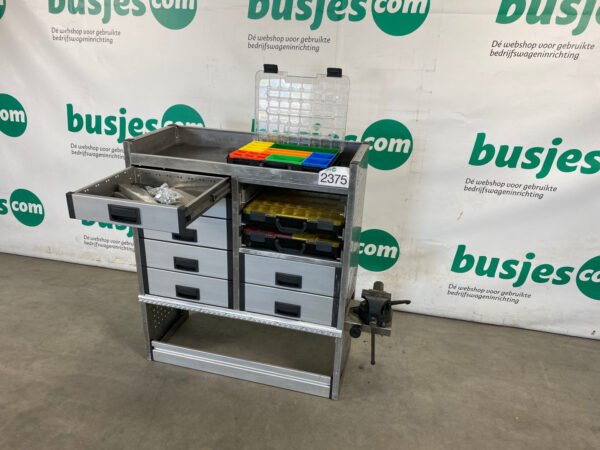 Aluca aluminium bedrijfswageninrichting gebruikt (nr 2375) - Afbeelding 6