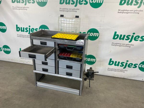 Aluca aluminium bedrijfswageninrichting gebruikt (nr 2375) - Afbeelding 7