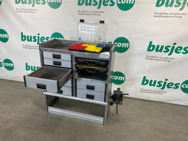 Aluca aluminium bedrijfswageninrichting gebruikt (nr 2375) - Afbeelding 8