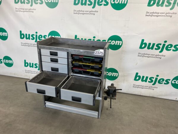 Aluca aluminium bedrijfswageninrichting gebruikt (nr 2375) - Afbeelding 9