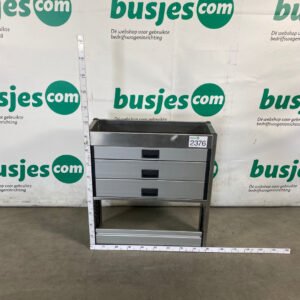 Aluca aluminium bedrijfswageninrichting gebruikt (nr 2376)
