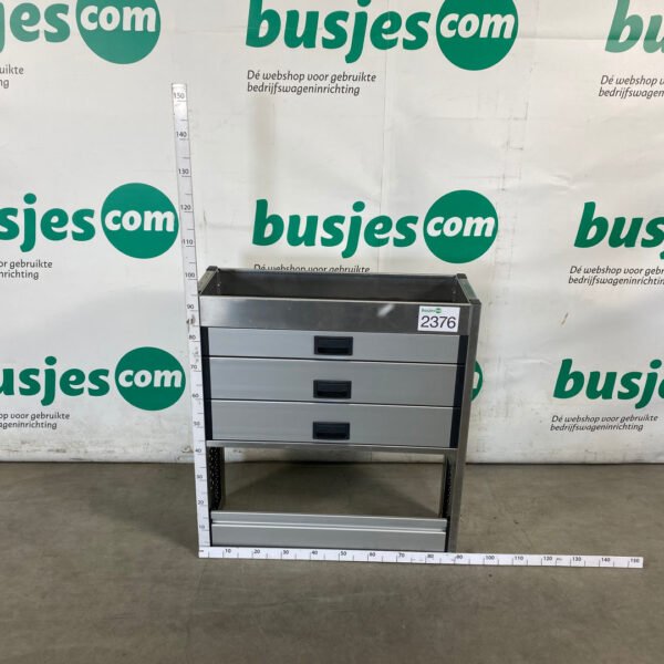 Aluca aluminium bedrijfswageninrichting gebruikt (nr 2376) - Afbeelding 2