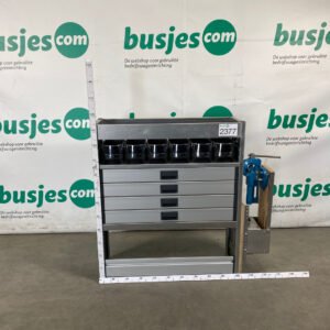 Aluca aluminium bedrijfswageninrichting gebruikt (nr 2377)