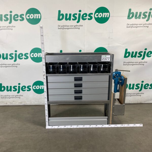Aluca aluminium bedrijfswageninrichting gebruikt (nr 2377) - Afbeelding 2