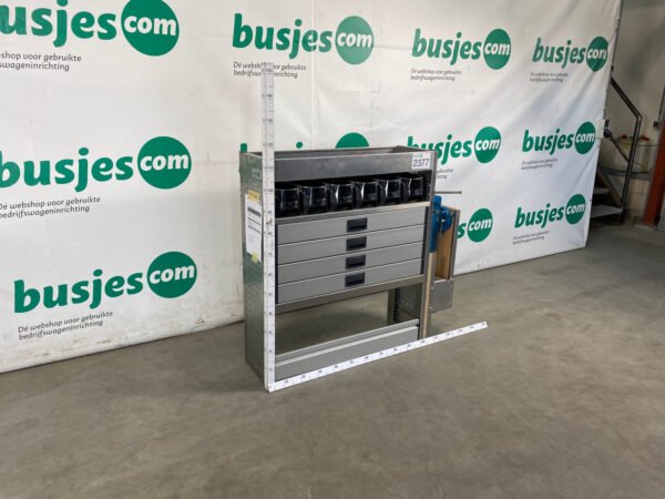 Aluca aluminium bedrijfswageninrichting gebruikt (nr 2377) - Afbeelding 3
