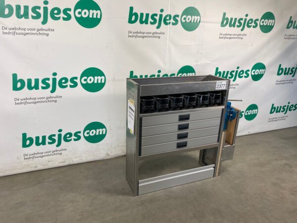 Aluca aluminium bedrijfswageninrichting gebruikt (nr 2377) - Afbeelding 4
