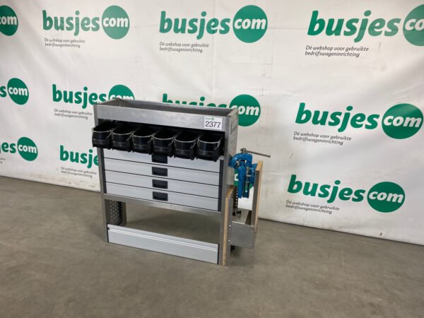 Aluca aluminium bedrijfswageninrichting gebruikt (nr 2377) - Afbeelding 6
