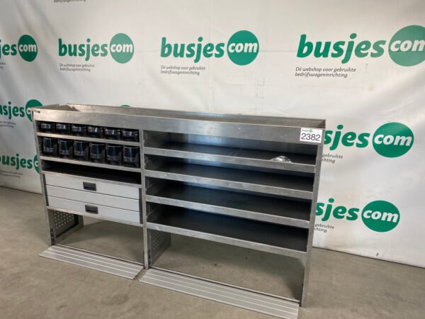 Aluca aluminium bedrijfswageninrichting gebruikt (nr 2382) - Afbeelding 10