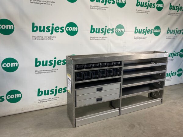 Aluca aluminium bedrijfswageninrichting gebruikt (nr 2382) - Afbeelding 4
