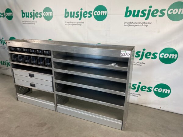 Aluca aluminium bedrijfswageninrichting gebruikt (nr 2382) - Afbeelding 5