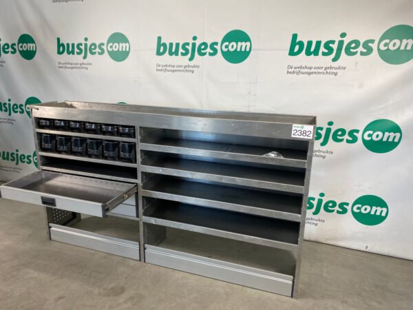 Aluca aluminium bedrijfswageninrichting gebruikt (nr 2382) - Afbeelding 8
