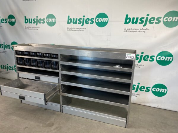 Aluca aluminium bedrijfswageninrichting gebruikt (nr 2382) - Afbeelding 9