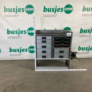 Aluca aluminium bedrijfswageninrichting gebruikt (nr 2383)