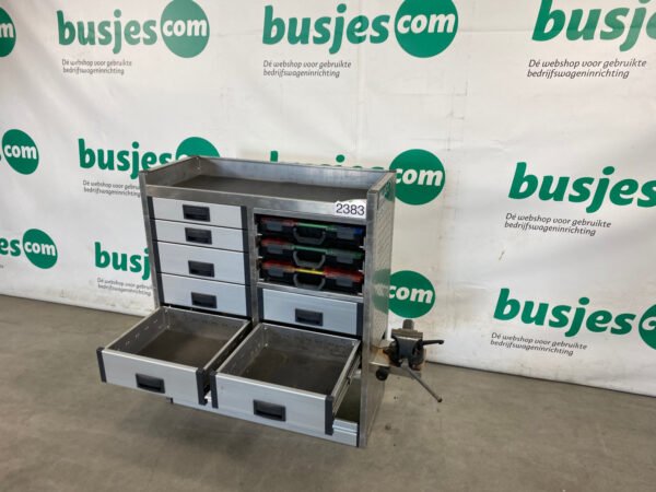 Aluca aluminium bedrijfswageninrichting gebruikt (nr 2383) - Afbeelding 10