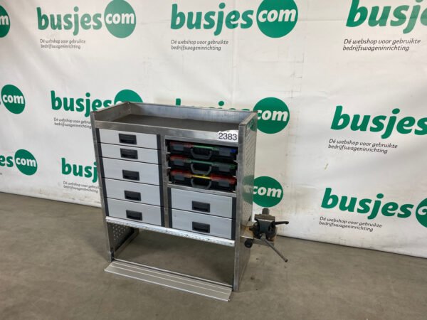 Aluca aluminium bedrijfswageninrichting gebruikt (nr 2383) - Afbeelding 11