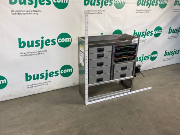 Aluca aluminium bedrijfswageninrichting gebruikt (nr 2383) - Afbeelding 3