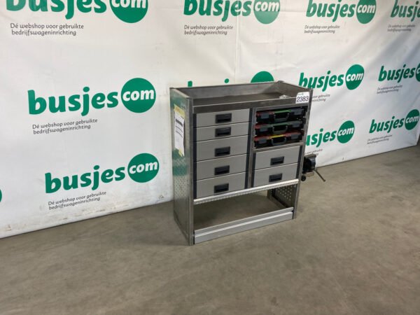 Aluca aluminium bedrijfswageninrichting gebruikt (nr 2383) - Afbeelding 4