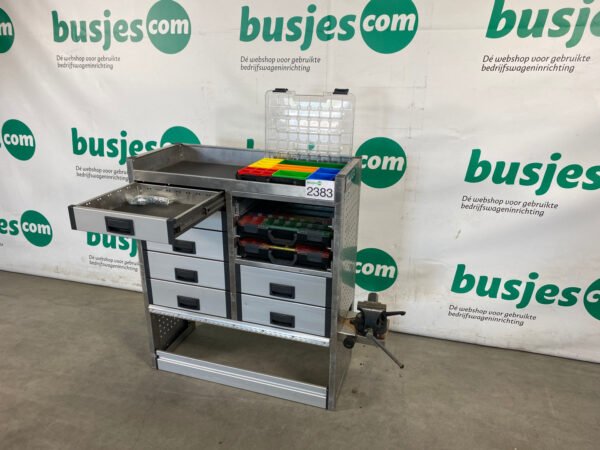 Aluca aluminium bedrijfswageninrichting gebruikt (nr 2383) - Afbeelding 6