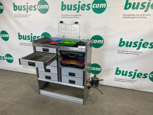 Aluca aluminium bedrijfswageninrichting gebruikt (nr 2383) - Afbeelding 7