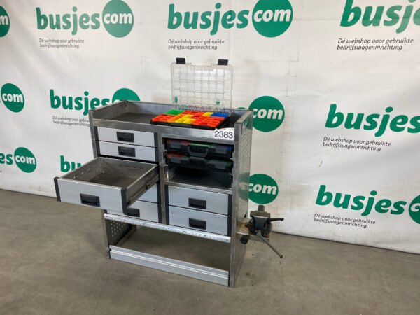 Aluca aluminium bedrijfswageninrichting gebruikt (nr 2383) - Afbeelding 8