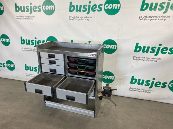 Aluca aluminium bedrijfswageninrichting gebruikt (nr 2383) - Afbeelding 9