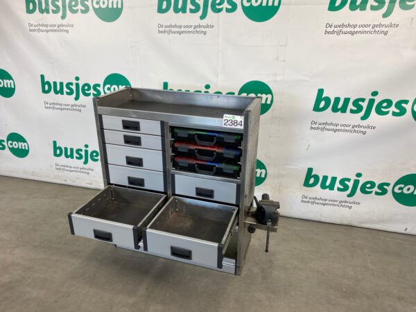 Aluca aluminium bedrijfswageninrichting gebruikt (nr 2384) - Afbeelding 10