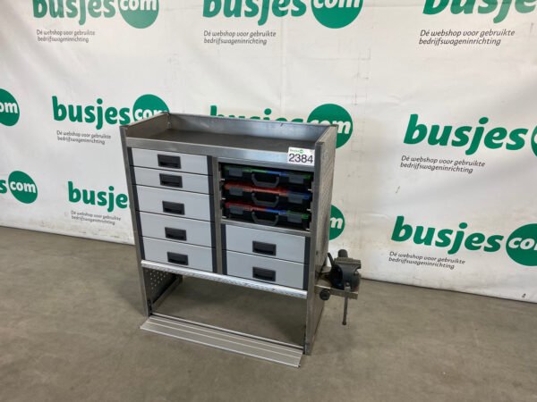 Aluca aluminium bedrijfswageninrichting gebruikt (nr 2384) - Afbeelding 11