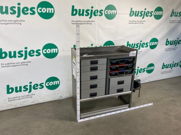 Aluca aluminium bedrijfswageninrichting gebruikt (nr 2384) - Afbeelding 3