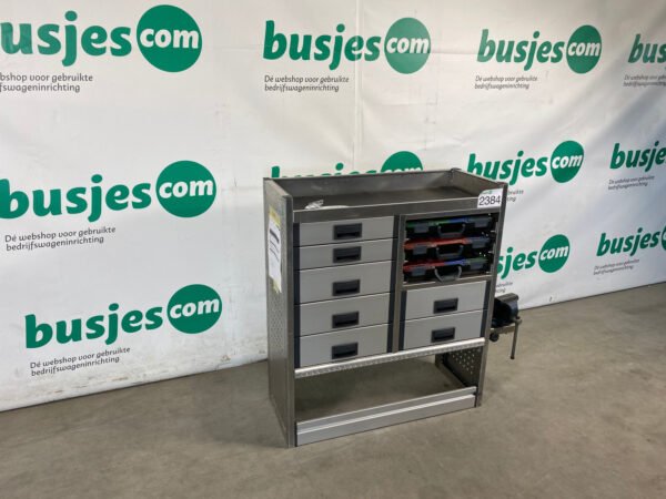 Aluca aluminium bedrijfswageninrichting gebruikt (nr 2384) - Afbeelding 4