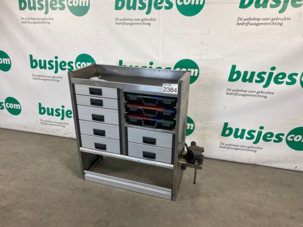 Aluca aluminium bedrijfswageninrichting gebruikt (nr 2384) - Afbeelding 5