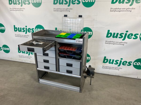 Aluca aluminium bedrijfswageninrichting gebruikt (nr 2384) - Afbeelding 6