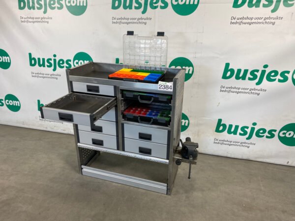 Aluca aluminium bedrijfswageninrichting gebruikt (nr 2384) - Afbeelding 7