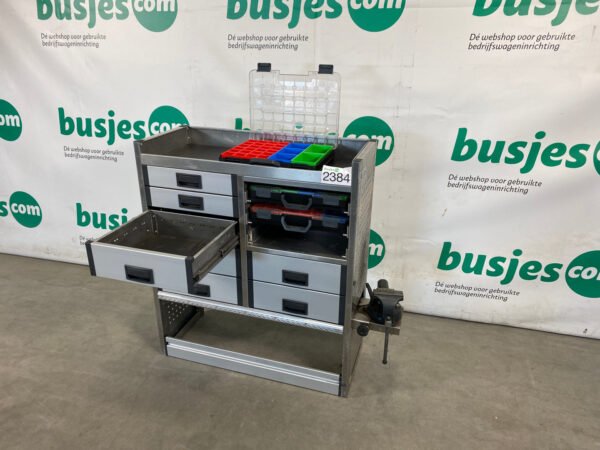 Aluca aluminium bedrijfswageninrichting gebruikt (nr 2384) - Afbeelding 8