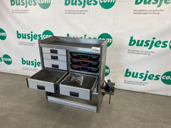 Aluca aluminium bedrijfswageninrichting gebruikt (nr 2384) - Afbeelding 9