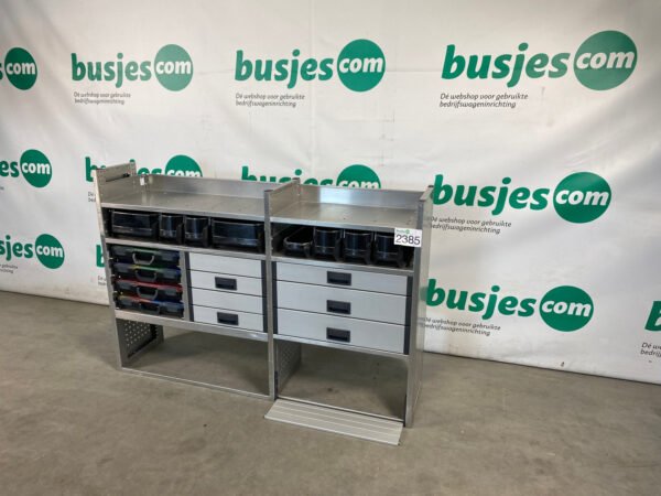 Aluca aluminium bedrijfswageninrichting gebruikt (nr 2385) - Afbeelding 11