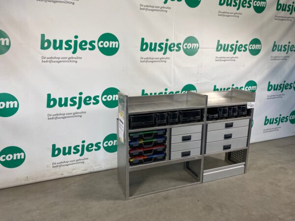 Aluca aluminium bedrijfswageninrichting gebruikt (nr 2385) - Afbeelding 4