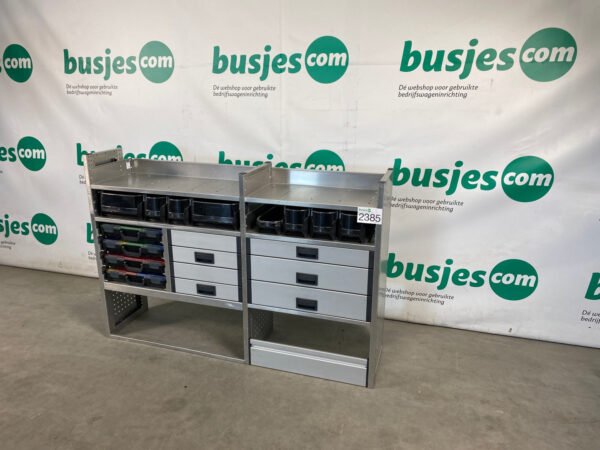 Aluca aluminium bedrijfswageninrichting gebruikt (nr 2385) - Afbeelding 5