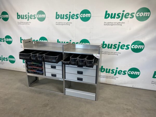 Aluca aluminium bedrijfswageninrichting gebruikt (nr 2385) - Afbeelding 6