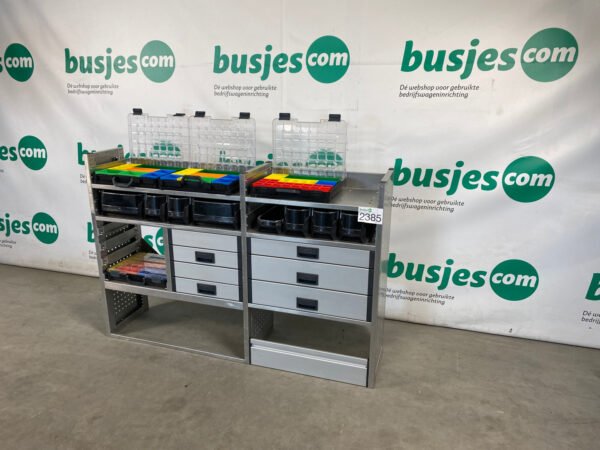 Aluca aluminium bedrijfswageninrichting gebruikt (nr 2385) - Afbeelding 7