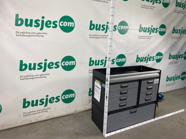 Aluca aluminium bedrijfswageninrichting gebruikt (nr 2386) - Afbeelding 3