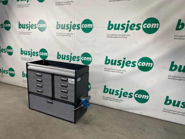 Aluca aluminium bedrijfswageninrichting gebruikt (nr 2386) - Afbeelding 4