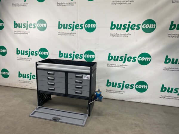 Aluca aluminium bedrijfswageninrichting gebruikt (nr 2386) - Afbeelding 5