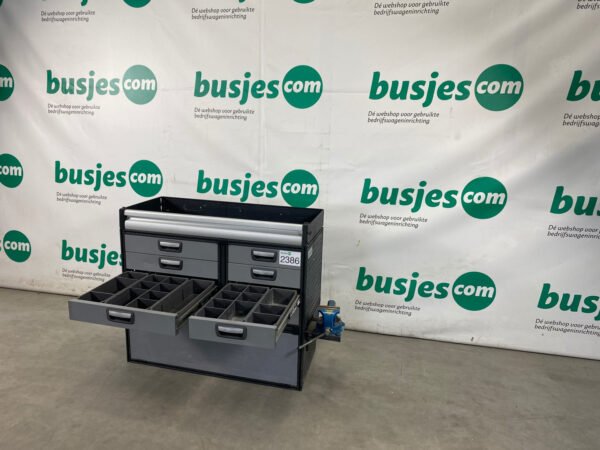 Aluca aluminium bedrijfswageninrichting gebruikt (nr 2386) - Afbeelding 7