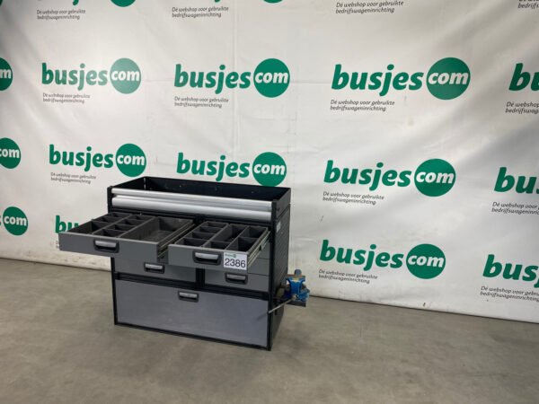 Aluca aluminium bedrijfswageninrichting gebruikt (nr 2386) - Afbeelding 9