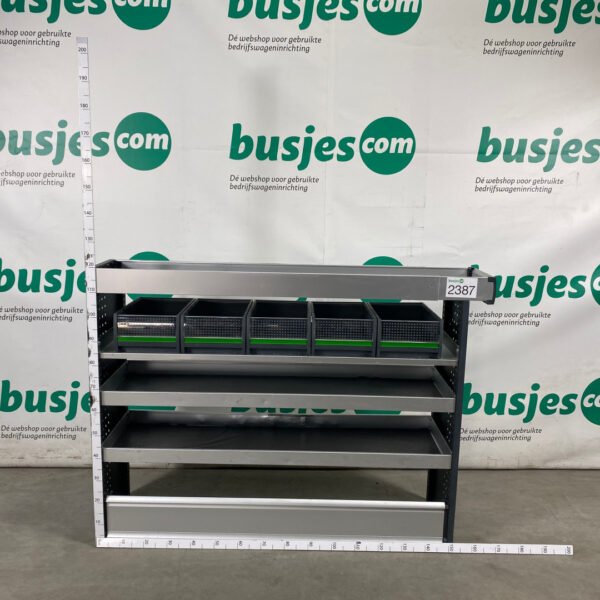 Bott Vario aluminium gebruikte bedrijfswagen inrichting (nr 2387) - Afbeelding 2