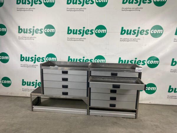 Aluca aluminium bedrijfswageninrichting gebruikt (nr 2392) - Afbeelding 10