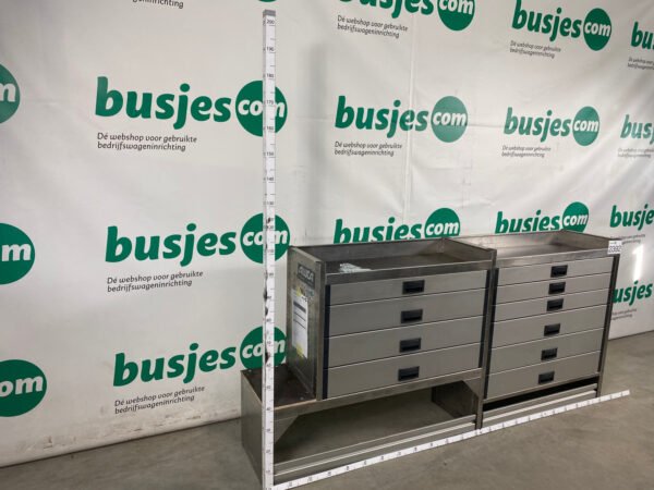 Aluca aluminium bedrijfswageninrichting gebruikt (nr 2392) - Afbeelding 3