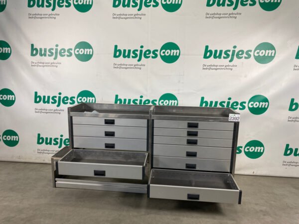 Aluca aluminium bedrijfswageninrichting gebruikt (nr 2392) - Afbeelding 6